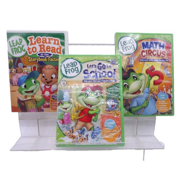 Leap Frog Letter Factory  Lot of 3 Education 3-6 yr  ©2004-2009 NR - Picture 1 of 9